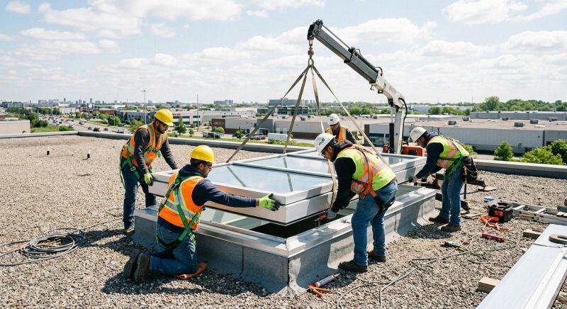 Commercial Skylight Renovation in Seattle, WA