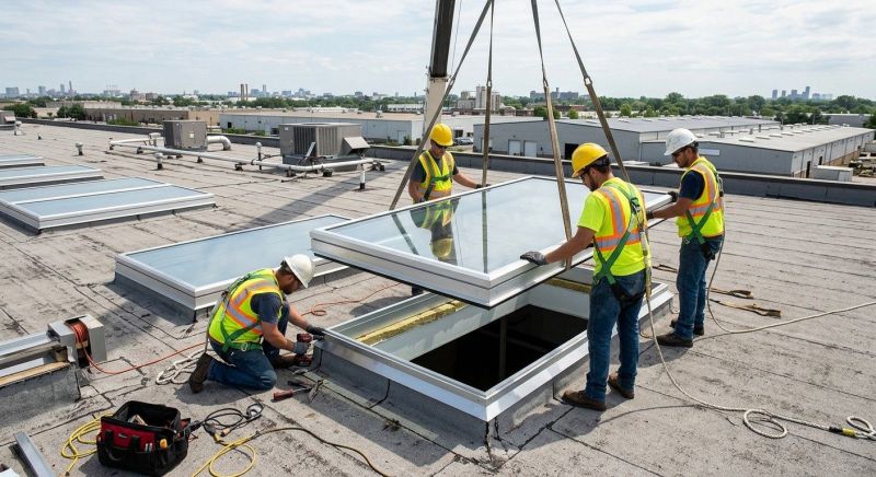 Commercial Skylight Renovation in Kent, WA